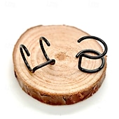 abordables Bijoux piercings-Femmes Bijoux de Corps 2 cm Anneau de nez / goujon de nez / piercing de nez Argent / Noir Géométrique Élégant Alliage Bijoux de fantaisie Pour Soirée Été