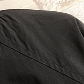 preiswerte Lässige Jacken-Herren Leichte Jacke Freizeitjacke Urlaub Täglich Atmungsaktiv Tasche Frühling Herbst Farbblock Mode Klassisch Stehkragen Regulär Aprikose Schwarz Gelb Grün Armeegrün Jacken
