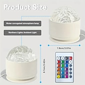 halpa star galaxy projektorin valot-Pohjoinen 3D Projektorivalo Lahja Revontuli Yövalo Projektori 16 Väriä Galaksi Lamppu Meriaallot Katto Projektori Tunnelmallinen Valaistus Makuuhuoneen Juhliin Lasten Huoneen Taaperotytölle Lahjaksi