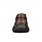 billiga Slip-ons och loafers till herrar-herrloafers i mjuk konstläder – halkfria promenadskor för vardagskomfort och bilkörning