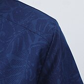 abordables Vestes Décontractées-Homme Veste Légère Veste Décontractée Vacances Quotidien Avec Poches Printemps Automne Imprimé Mode Classique Col montant Régulier Noir Bleu de minuit Veste