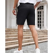 ieftine pantaloni scurți de lucru-Bărbați Pantaloni scurti de rochie Pantaloni scurți Burmuda Pantaloni scurți de lucru Buzunar Simplu Confort Respirabil Lungimea genunchiului În aer liber Afaceri Modă Casual Negru Bleumarin