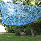cheap Camping Equipment-1pc Camouflage Netting Universal Fit Woven Oxford Cloth Greenery Green for Hillside Greening Sun Shade Christmas &amp; Munich Beer Festival Decor 1pc
