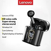 halpa TWS Todelliset langattomat kuulokkeet-Lenovo XT56 Bluetooth-nappikuulokkeet LED-näyttöteholla &amp;puhelumelunvaimennuksella varustetut hi-fi-stereokuulokkeet iOS/Android-laitteille