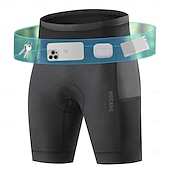 billiga Shorts, tights och byxor för män-wosawe cykelbyxor med hög elasticitet, tät och andningsbar design, cykelbyxor med två sidfickor, cykelkläder bd161