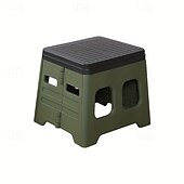 cheap Camping Equipment-Portable Folding Emergency Toilet with Lid - Ideal for Camping Hiking &amp; Car Travel  Durable ABS Material Portable Toilet for Camping