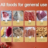 levne Kuchyňské náčiní a pomůcky-Vakuový balicí stroj Food Saver se 100 ks sáčků, malý automatický domácí vakuový balicí stroj na potraviny, vakuový balicí stroj pro uchování čerstvosti vařených a syrových potravin