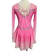 halpa Taitoluistelupuvut-Taitoluistelupuku Naisten Tyttöjen Luistimet Hameet Tumma harmaa Violetti Purppura Silmukka Spandex Erittäin elastinen Kouluts Harjoittelu Kilpailu Luisteluasu Käsintehty Klassinen Kristalli / Strassi