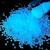 economico Forniture per eventi e feste-20000 pezzi di ciottoli di resina luminescenti al buio, ghiaia decorativa durevole per giardino, vialetto, acquario, decorazione per feste all'aperto e al chiuso