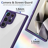cheap Samsung Cases-Phone Case For Samsung Galaxy S25 Plus S25 Ultra S24 Ultra Plus S24 FE S23 Ultra Plus A55 A35 A25 A15 5G Back Cover Translucent Shockproof PC