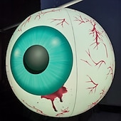 levne Halloween venku-1 ks halloween 40/60cm nafukovací vzduchový model rgb oční dekorační lampa vnitřní a venkovní nádvoří zahradní párty hororová a podivná atmosféra dekorační světla