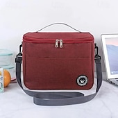 cheap Luggage &amp; Travel Storage-Lunch Bag for Women and Men for Back to School Office Picnic Hiking Beach New Insulated Tote Portable Bento Bag for Work Fresh Keeping Food Container Lunch Box Bag