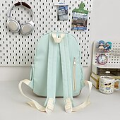 abordables Sacs à dos de Collège-Sac à dos rose pour fille, idéal pour l&#039;école et le quotidien – cartable léger avec poche zippée sur le devant, idéal pour les adolescentes et les étudiants.