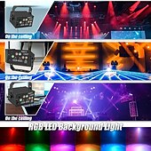 Χαμηλού Κόστους Φώτα Laser Χαλοουίν-φως ντίσκο πάρτι φως ντίσκο φώτα πάρτι με τηλεχειριστήριο μουσικής ελεγχόμενης LED φλας ντίσκο πάρτι strobe για πάρτι γενεθλίων για το Halloween