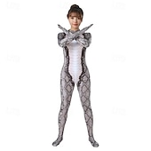 levne Potisk-Zentai obleky Kočičí oblek Kožené obleky Potisk Zvířecí Karnevalový kostým Oblek na celé tělo Pánské Dámské Chlapecké cosplay předvečer Všech svatých Zvířecí potisk Lycra Spandex Kostým pro Párty