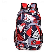 abordables Sacs à dos de Collège-Sac à dos d&#039;école camouflage géométrique pour garçon – cartable sportif et léger pour les collégiens et les lycéens