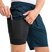 preiswerte Fahrradhosen Herren-Arsuxeo Herren Einfarbig Fahrradhose MTB-Fahrradhose Fahrradhose Fahhrad Weite Shorts Gepolsterte Shorts / Chamois Formpassend Mountainbike MTB Straßenradsport Sport Reduziert Reibung Reflektierende