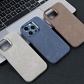 economico Cover per iPhone-telefono Custodia Per iPhone 16 15 14 Pro Max iPhone 13 Pro Max Copertura Posteriore Magnetico Resistente agli urti Retrò TPU Pelle PU