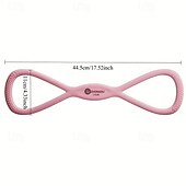 abordables Soins Personnels &amp; Santé-Bande de résistance pour le yoga 25 lb/35 lb, bande de fitness extensible, bandes d&#039;exercice en forme de 8 polyvalentes, aide à la traction en forme de 8 pour la mobilité des épaules &amp;développement du