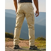 preiswerte Unterteile-Herren Cargohosen Wanderhosen Außen Normale Passform Wasserdicht Winddicht Leicht Unterteile Tasche Schwarz Armeegrün Camping / Wandern Laufen M L XL XXL XXXL
