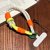 cheap Phone Lanyards &amp; Wrist Straps-Phone Case For Lanyards Universal with Wrist Strap Color Gradient Geometric Pattern Polyester