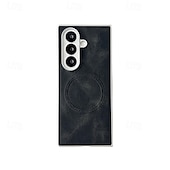 Недорогие Чехлы для Samsung-телефон Кейс для Назначение SSamsung Galaxy Z-образный сгиб 7 Z-сгиб 6 Z Fold 5 Z Fold 4 Z Fold 3 Кейс на заднюю панель Магнитный Защита от удара Ретро ТПУ Кожа PU