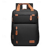 abordables Sacs à dos de Collège-Sac à dos bleu pour ordinateur portable avec port USB – Sac de voyage et d&#039;école à compartiments multiples avec accents en cuir et poche pour bouteille d&#039;eau