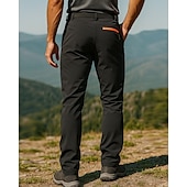 preiswerte Unterteile-Herren Wanderhosen Regenhose zum Wandern Softshellhosen Patchwork Außen Normale Passform Wasserdicht Winddicht Unterteile Schwarz Camping / Wandern Laufen S M L XL XXL