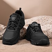 頑丈なトレッドを備えたメンズアウトドアハイキングシューズ、ウォーキング、キャンプ、荒野の旅行に最適な通気性のあるトレイルスニーカー お買い得  メンズスニーカー-頑丈なトレッドを備えたメンズアウトドアハイキングシューズ、ウォーキング、キャンプ、荒野の旅行に最適な通気性のあるトレイルスニーカー