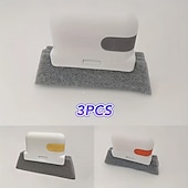 economico Prodotti per la pulizia-Set di 3 spazzole multiuso per la pulizia di porte e finestre, per rimuovere la polvere da piccole fessure, per casa, soggiorno, camera da letto, ideale per pulizie approfondite e per le forniture per