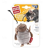 Недорогие Игрушки для кошек-Игрушки для кошек, щебечущие птички, для домашних кошек, интерактивная игрушка для кошек с настоящим электронным пищащим звуком и перьями, игрушки для котят, автоматическая игрушка для дрессировки