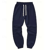 cheap Sweatpants-5PCS Men&#039;s Sweatpants Joggers Trousers Casual Pants Running Pants Pocket Elastic Waist Drawstring Plain Comfort Full Length Outdoor Daily Simple Classic Style