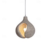 economico Luci a sospensione-Lampadario a sospensione in metallo in stile moderno, paralume per lampada a sospensione con personalità creativa, apparecchi di illuminazione per la decorazione della camera da letto e del soggiorno