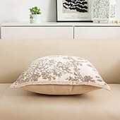 abordables Fundas de almohada-Funda de almohada de piel sintética de 45 x 45 cm, con diseño de rayas de algodón, para decoración del hogar, funda de cojín decorativa para sofá americano o coche.