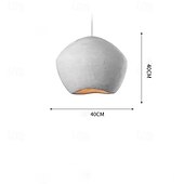 abordables Suspension-40 cm Design de Lanterne Suspendue Formes Géométriques Suspension Polystyrène Style Artistique Style Formel Le style rétro ancien Inspiré par la Nature 110-120V 220-240V