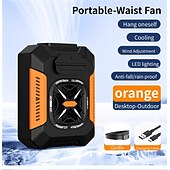 Ventilateur de taille suspendu pour camping en plein air, spécial, haute puissance éolienne, portable, mobile, USB, batterie externe, clip abordables Ventilateurs-Ventilateur de taille suspendu pour camping en plein air, spécial, haute puissance éolienne, portable, mobile, USB, batterie externe, clip
