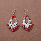 cheap Earrings-1 Pair Earrings For Women&#039;s Street Date Beach Alloy Vintage Style