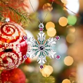 halpa joulu-henkilökohtainen jouluvalokuva lumihiutaleprojektiokoriste mukautettu kuva muistolahjariipus joulukuusi roikkuukoriste, joululahja hänelle/hänelle/perheelle