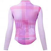 preiswerte Radtrikot Damen-WOSAWE Damen Radtrikot Downhill-Trikot Langarm Fahhrad Trainingsanzug Trikot Kompressionskleidung mit 3 Gesäßtaschen Mountainbike MTB Straßenradsport Reflektierende Streifen Rückentasche