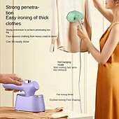 cheap Household Appliances-Digital Display Handheld Convenient Hanging Ironing Machine for Home Travel Dormitory Steam Hanging Ironing Machine Electric Ironing Machine