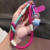 cheap Phone Lanyards &amp; Wrist Straps-Phone Case For Lanyards Universal with Lanyard with Wrist Strap Color Gradient Geometric Pattern Polyester