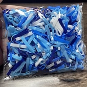 economico Supporto e Cura degli Animali-500 tendini per cavalli in silicone extra spessi e ad alta elasticità - criniera resistente &amp;Fasce per la coda dei cavalli, accessori per legare i peli di cavallo bianchi e neri, fasce per fissare la
