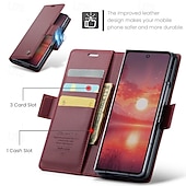 お買い得  サムスン用ケース-電話 ケース 用途 サムスンのギャラクシー Zフォールド7 Zフォールド6 Z Fold 5 ウォレットカードケース スタンド付き 磁石バックル ワイヤレス充電をサポート レトロ風 TPU PUレザー