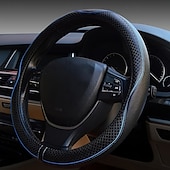 cheap Steering Wheel Covers-15in Steering Wheel Cover - Non-Slip Grip Soft PU Leather Steering Wheel Case with Anti-Slip design Compatible with Most Cars Trucks SUVs - Durable &amp; Easy-Clean Dashboard Protector for Drivers &amp; pa