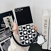 economico Cover Samsung-telefono Custodia Per Samsung Galaxy Z Flip 7 Z Flip 6 Z Flip 5 Z Flip 4 Copertura Posteriore Resistente agli urti Cuore Farfalla Fiore Floreale PC