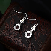 abordables Boucles d&#039;oreilles-Femmes Boucles d&#039;oreilles Tropical Joie Élégant Des boucles d&#039;oreilles Bijoux Rouge Bordeaux Pour Soirée