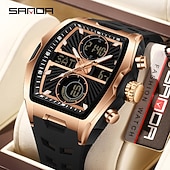 Недорогие Цифровые часы-SANDA подарок для женщин и мужчин цифровые часы большой циферблат спортивные часы на открытом воздухе повседневные светящиеся часы-стоп будильник таймер силиконовые часы