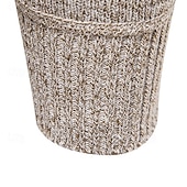 baratos suéter pulôver masculino-Homens Suéter Pulôver suéter Suéter com zíper de um quarto Estriado Tricotar Tops regulares Tricotado Corte Justo Tecido Gola Alta Roupa de Malha Moderna Casual Roupa Diária Roupa Outono Inverno Azul