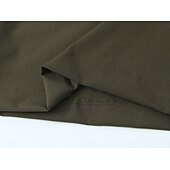 economico gamba larga e vita alta-Per donna Gamba larga Chinos Casual Lunghezza intera Naturale Semplice Gamba larga Comodo Traspirabilità Casual Quotidiano Vinaccia Nero 1 # Nero Verde militare Primavera Autunno Vestibilità comoda