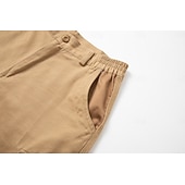 economico All&amp;#39;aperto-Per uomo Pantaloncini cargo Shorts Pantaloncini Estivi Multi-tasche Tasca con Patta Semplice Comodità Indossabile Lunghezza al ginocchio All&#039;aperto Sport Quotidiano Moda Casual Verde Cachi